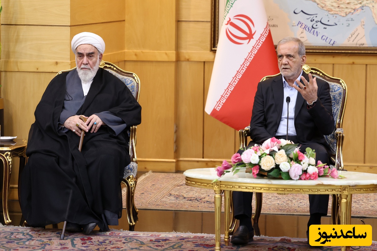 پزشکیان و رئیس دفتر رهبری