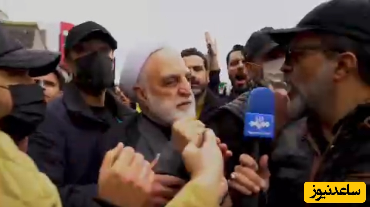 ببینید | لحظه اصابت موشک به نزدیکی محل حضور رئیس قوه قضاییه در راهپیمایی روز قدس