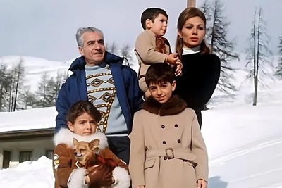 (فیلم) وقتی مردم زیر برف و سرما گیر کرده بودند، بابای رضا تو سوئیس اسکی بازی می‌کرد!