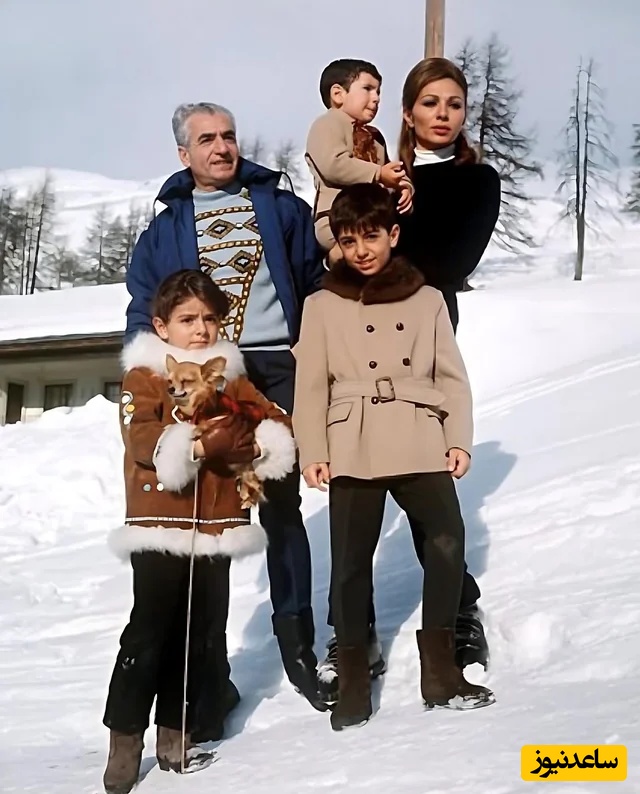 (فیلم) وقتی مردم زیر برف و سرما گیر کرده بودند، بابای رضا تو سوئیس اسکی بازی می‌کرد!