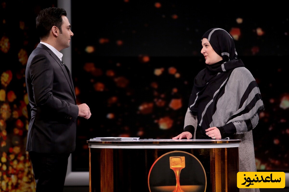 حضور ریما رامین‌فر، همایِ سریال پایتخت در پشت صحنه برنامه عصر جدید و کمک به احسان علیخانی +عکس