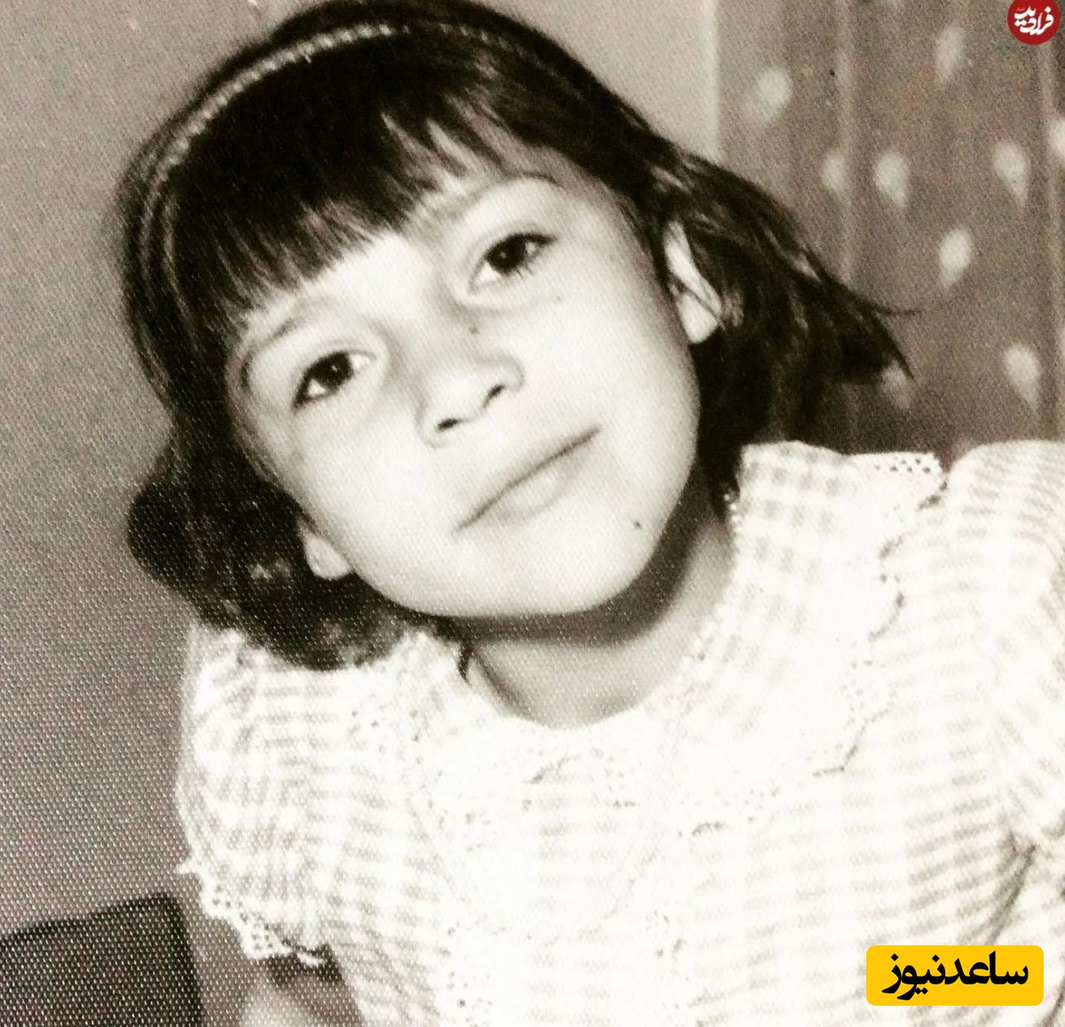 هایده حائری در 10 سالگی