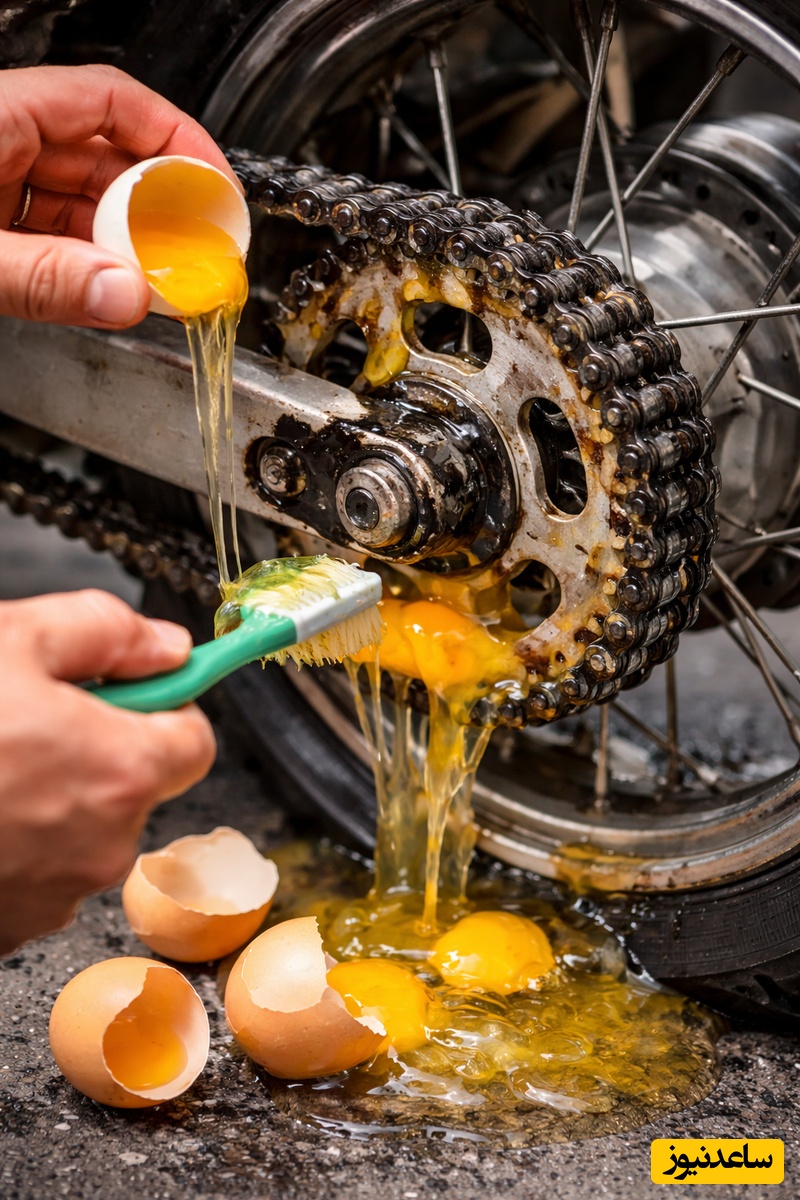 زنگ خلاقیت: موتورسیکلتت کثیف شده و نمیدونی چجوری تمیزش کنی؟ این ویدئو رو حتما ببین