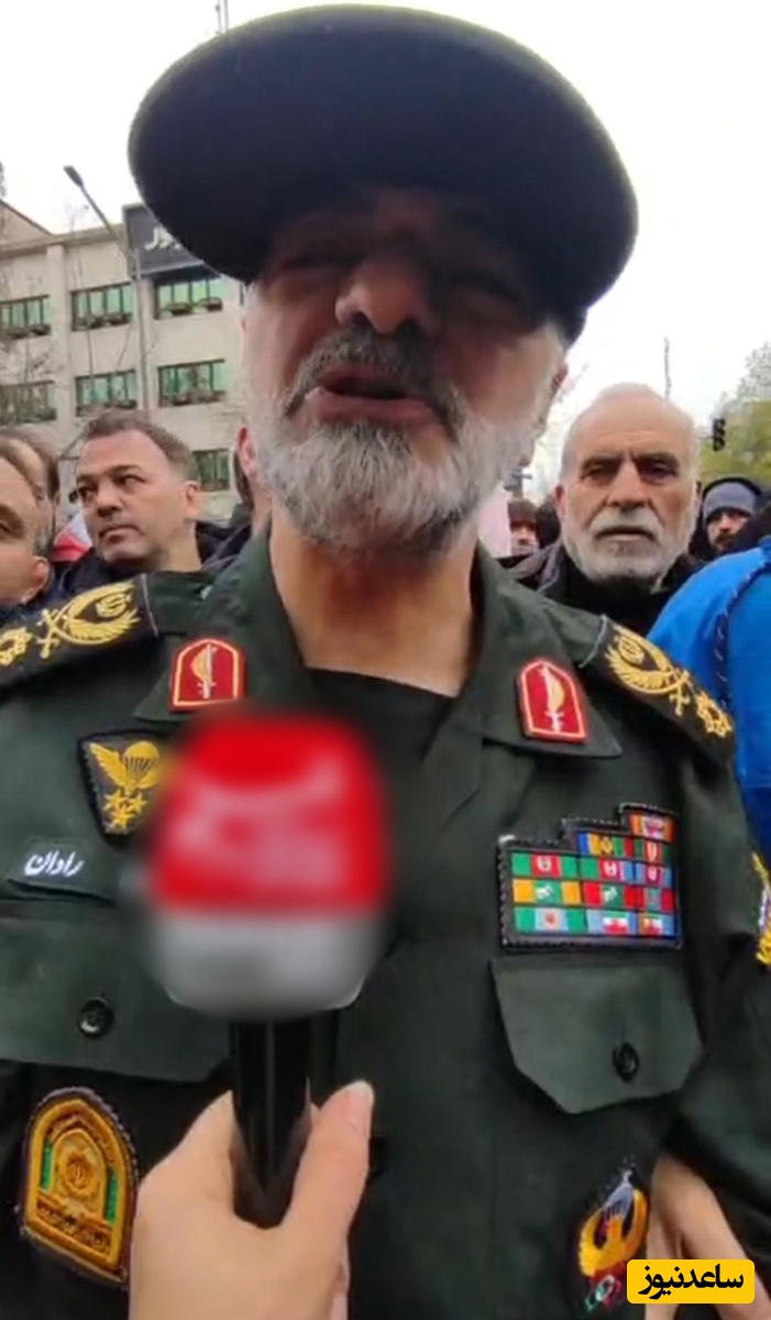 فیلم | رادان کف خیابان‌های تهران، مردم جواب حمله دشمن به تهران را دادند: از تو نمی‌ترسیم