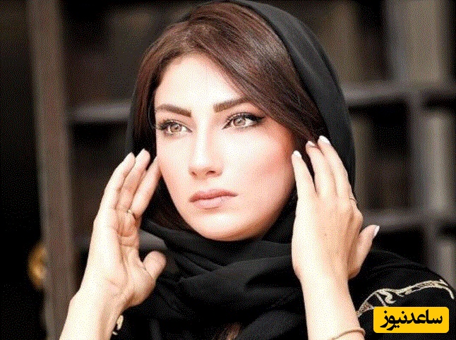 احترام نظامی بازیگر زن به پرچم ایران