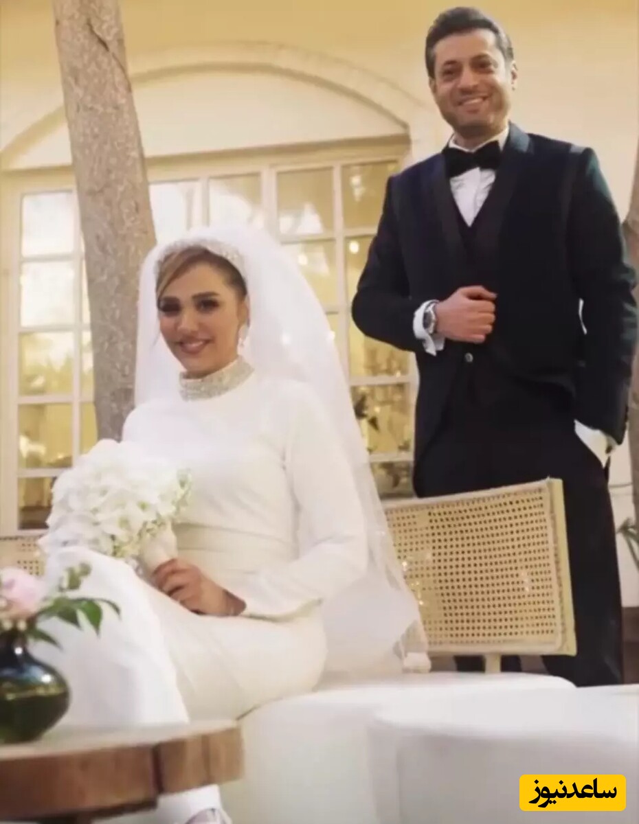 کارت عروسی متفاوت و خاص روزبه معینی و همسرش مهرناز دبیرزاده با یک نوشته منحصر به فرد/ مبارکا باشه+عکس