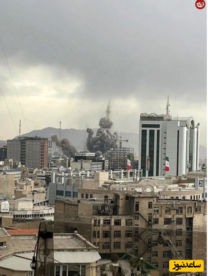 عکس بمباران تهران در جنگ 40 روزه از بالکن خانه سولماز غنی