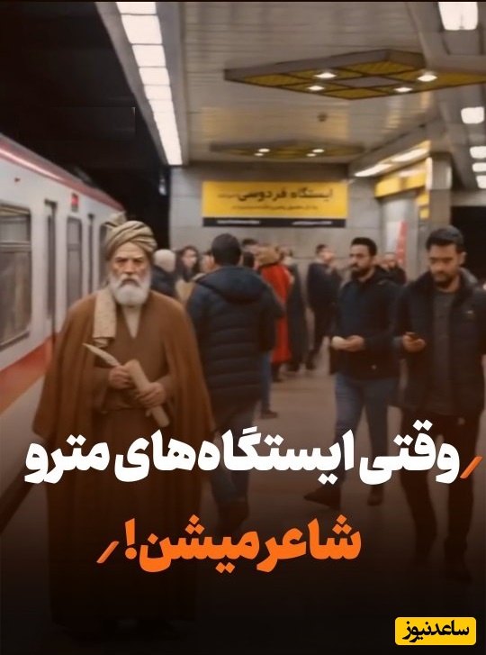 مترو تهران در لباس شعر؛ هر ایستگاه با صدای یک شاعر + ویدئو