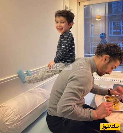 رضا قوچان نژاد در کنار خانواده +عکس/ چه علاقه ای به بودن در کنار زن و بچه داره آقای فوتبالیست