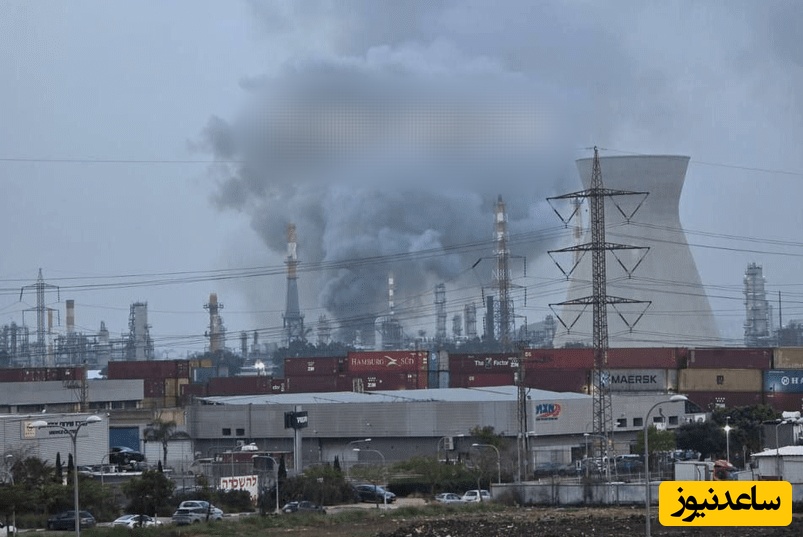 پالایشگاه حیفا در آتش خشم انتقام پارس جنوبی و عسلویه + فیلم و عکس