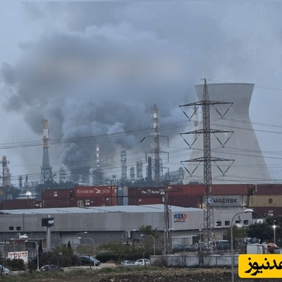 پالایشگاه حیفا در آتش خشم انتقام پارس جنوبی و عسلویه + فیلم و عکس