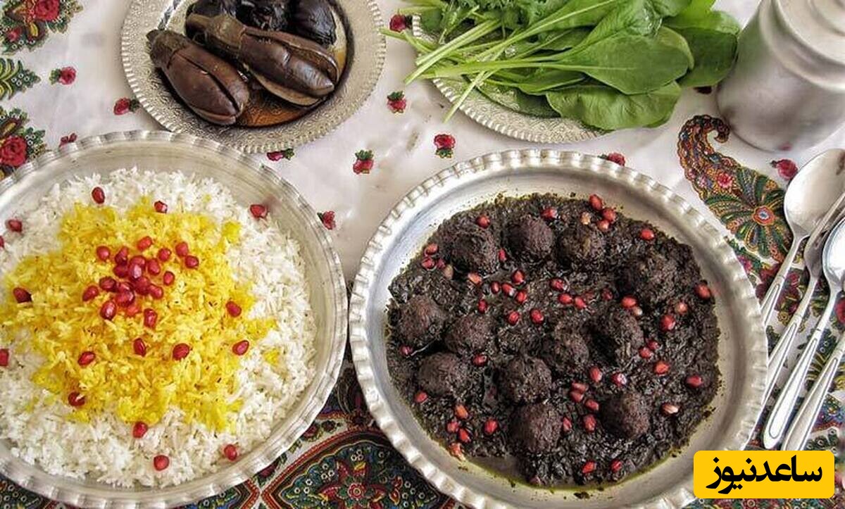 ویدیو | طرز تهیه خورش اناربیج خوشمزه به روش سنتی گیلانی