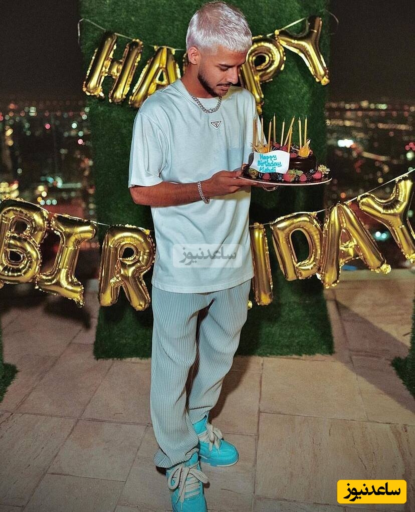 (عکس) رونمایی از مادر جوان مهدی قائدی/ ماشالا چه مادر کم سن و سالی داره