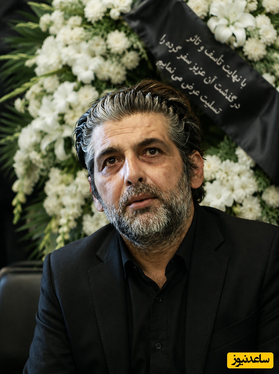 از میز عزای گلباران شده تا سنگ مزار خاص و لاکچری؛ همه چیز درباره روزهای تلخ حمید گودرزی، نادر سریال دلدادگان در فراق مادر+عکس
