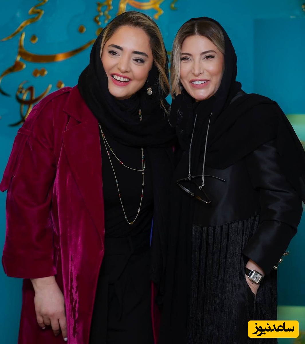 زوج نرگس و علی؛ سنگ تمام نرگس محمدی و همسرش در تبریک تولد همسر پولدار فریبا نادری +عکس