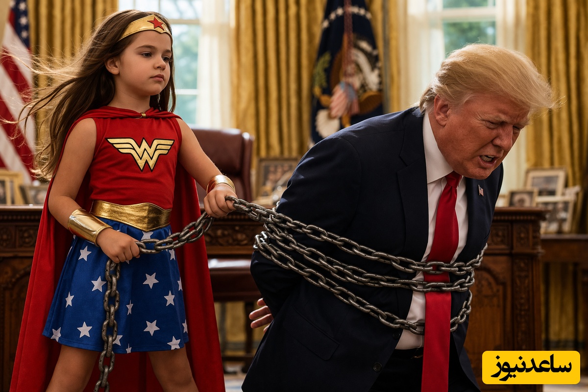 ترامپ در غل و زنجیر به دست دختر شجاعش / فقط اراده‌ این دختر برای متقاعد کردن پدرش ستودنیه