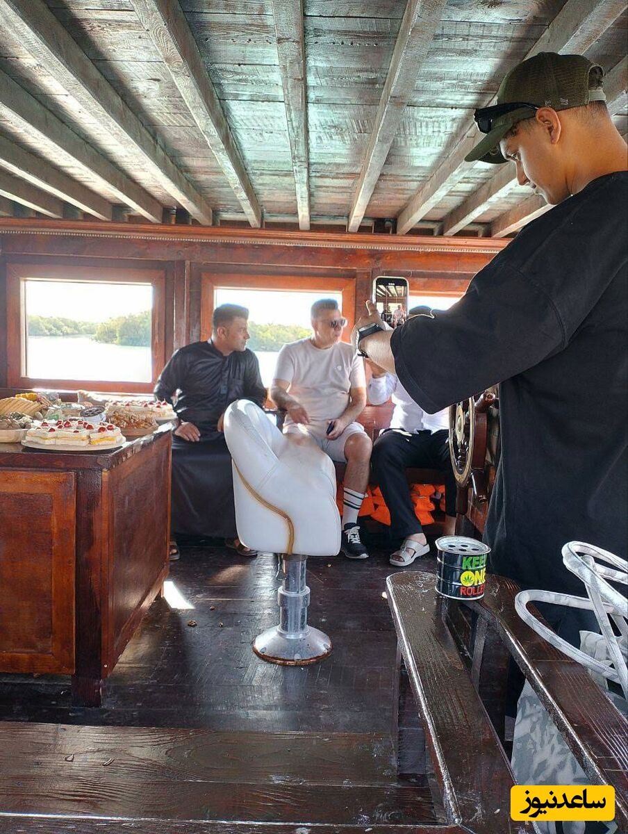 میزبانی بی کم و کاست و لاکچری کاپیتان معروف قشم از علی دایی در لنج اختصاصی‌اش/ از استقبال گرم جنوبی تا میز رنگارنگ غذا با میوه آرایی بی‌نظیر+فیلم