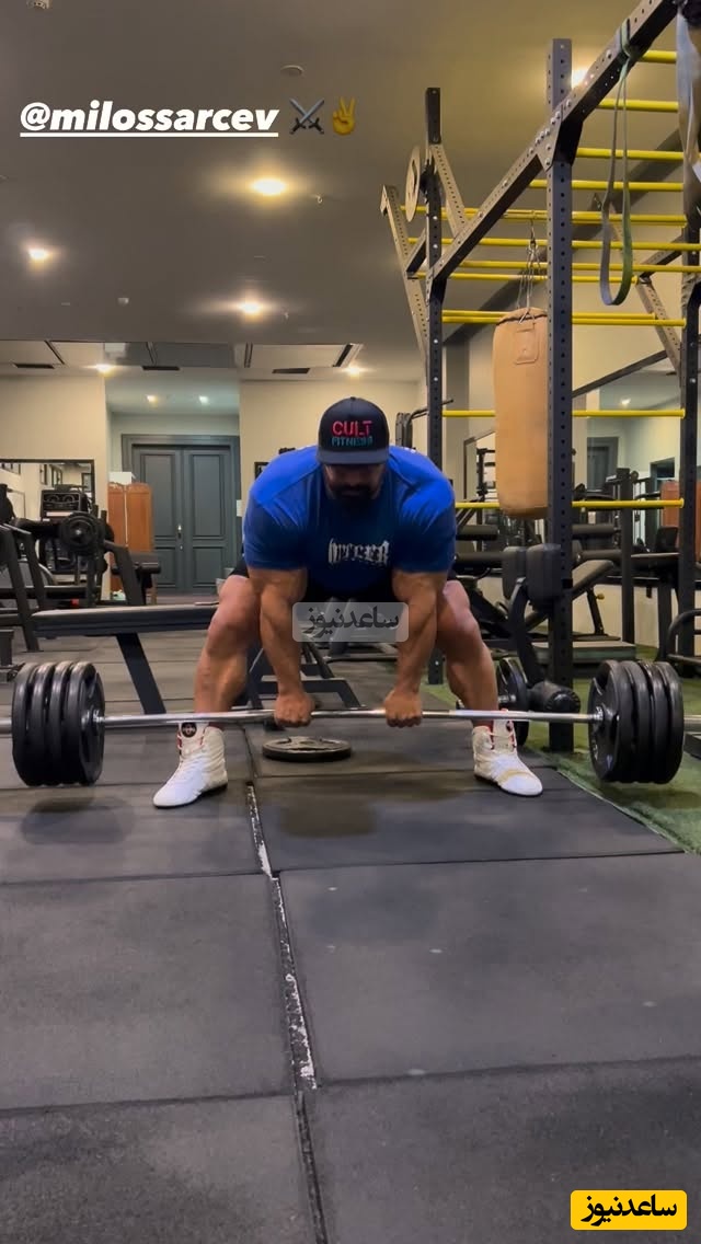 نگاهی به تمرینات طاقت فرسای بهروز تابانی در باشگاه + فیلم/ آقای ورزشکار داره خودشو برای مستر المپیای بعدی آماده می کنه