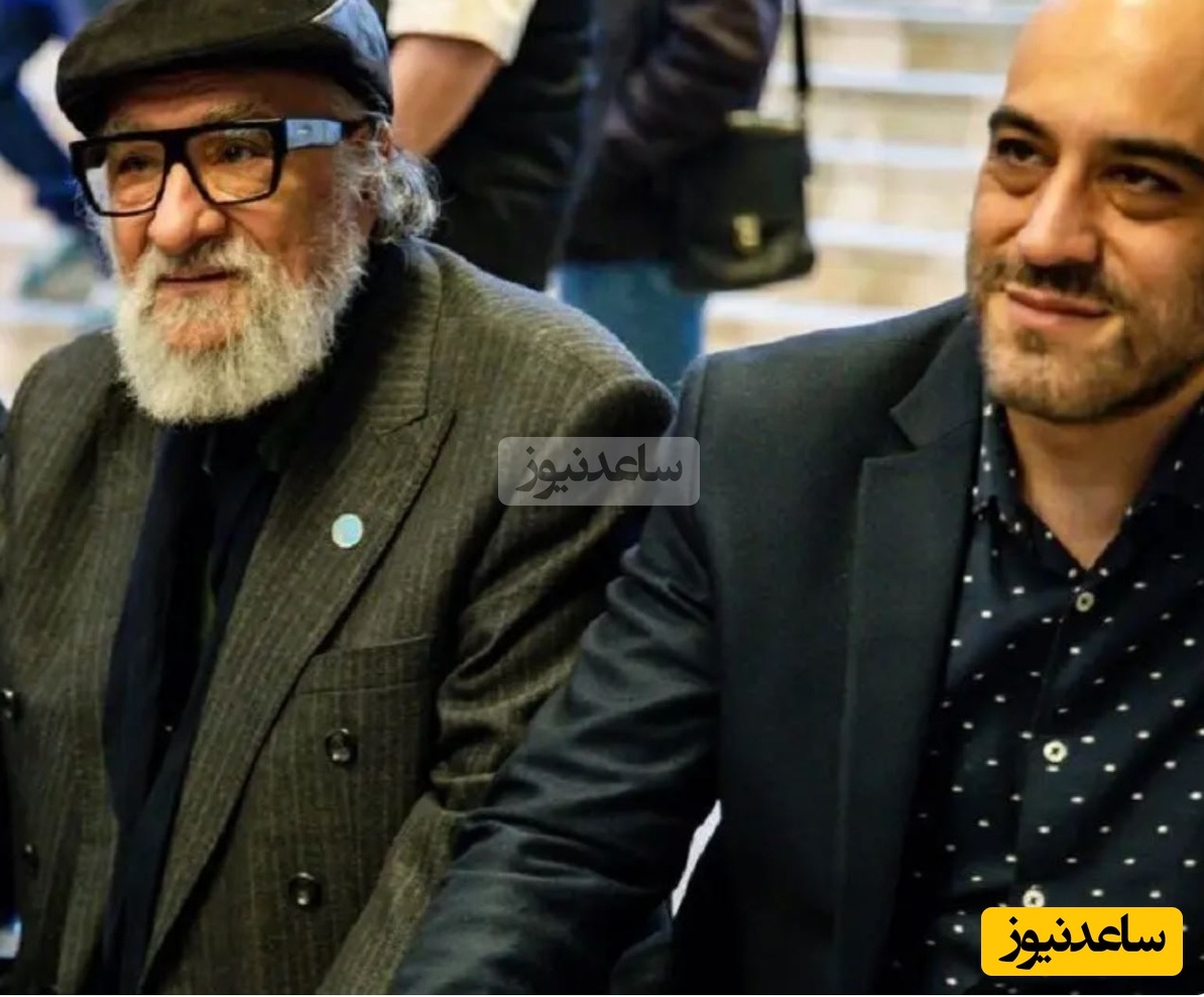 «داریوش ارجمند» در 27 سالگی و در کنار «دکتر شریعتی»؛ سال 1350