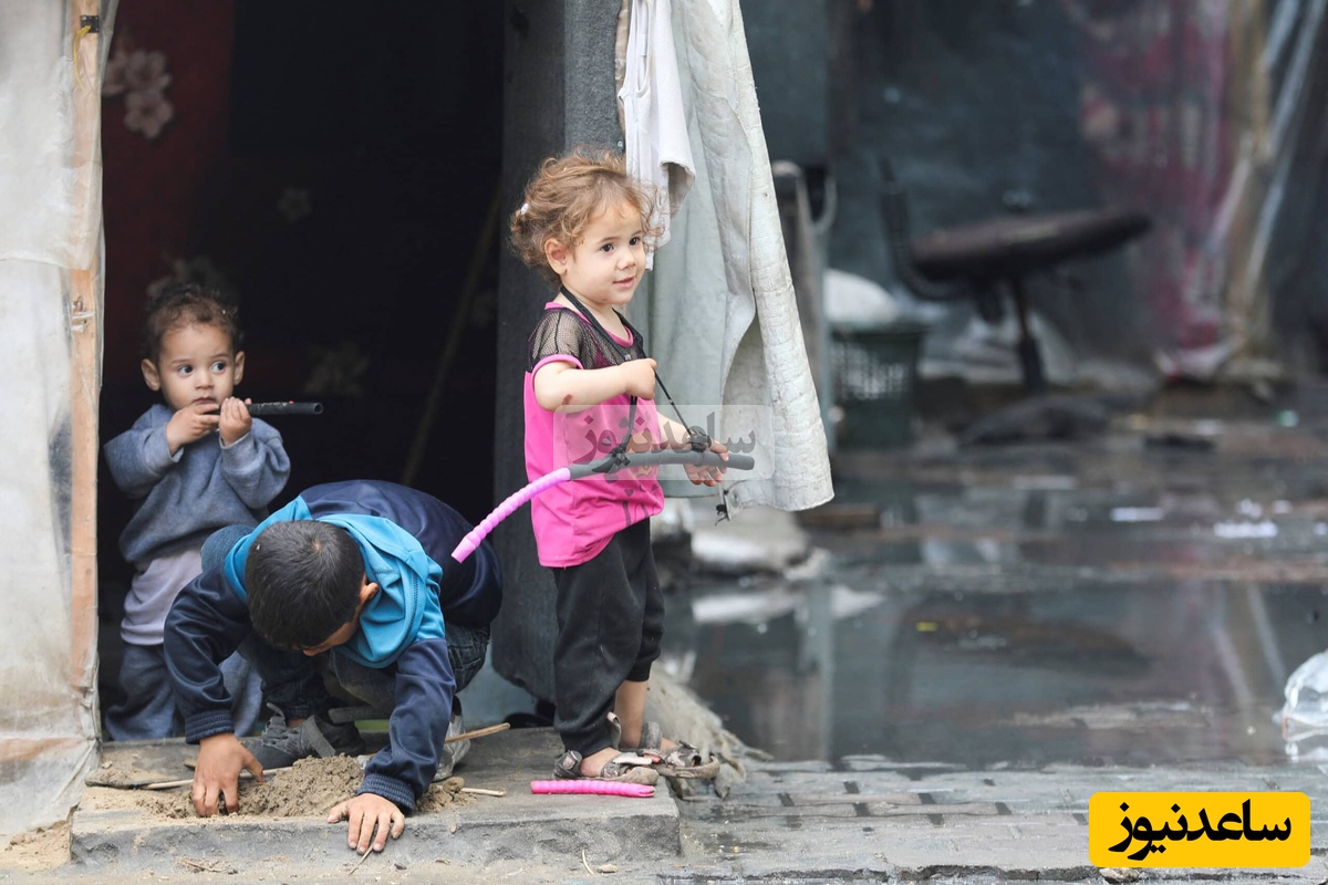 (ویدیو) شادی و پایکوبی کودکان فلسطینی پس از توافق صلح در غزه.../ طفلک‌ها چه خوش‌حالند...