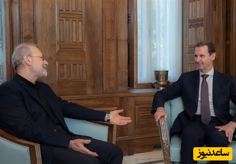 دیدار لاریجانی با بشار اسد