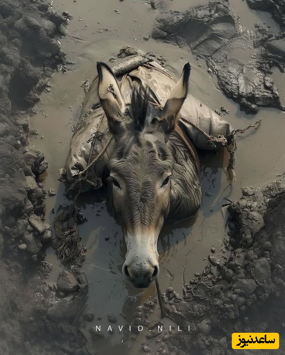 معنی و کاربرد ضرب‌المثل "مثل خر در گل ماندن" در زبان فارسی و معادل انگلیسی آن!