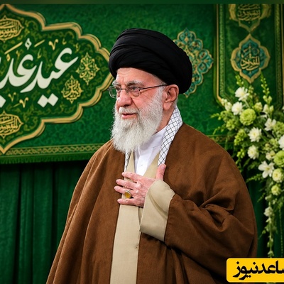 یک عکس تاریخی در آستانه غدیر؛ قابی از رهبر شهید انقلاب که با نماد سادات بازنشر شد + فیلم