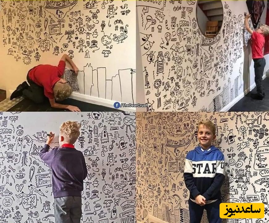 کودک هنرمند 9 ساله