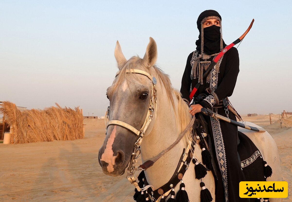 نمایش جالب اولین زن شوالیه عربستانی هوش از سر همه پروند!+ویدیو