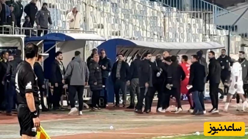 عجیب ترین جنجال در لیگ برتر / درگیری خداداد و مازیار با کارت قرمز تمام شد