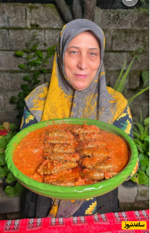 آموزش شامی رودباری خوشمزه در طبیعت سرسبز با هنر آشپزی بانوی ایرانی+فیلم /این غذا خوردن داره😍