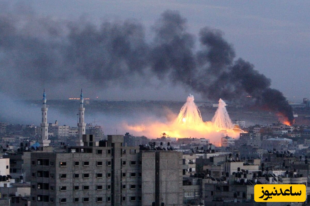 (ویدئو) حمله اسرائیل به غزه با بمب های ممنوعه/ فسفر سفید حتی استخوان قربانی اش را هم می سوزاند