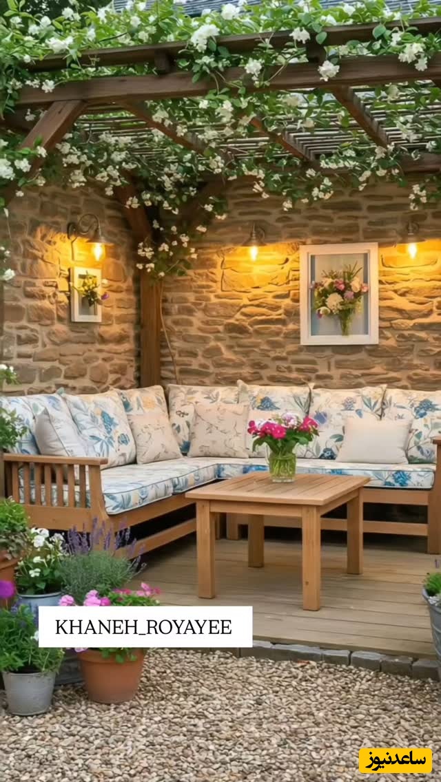 خلاقیت تحسین‌برانگیز معمار برای طراحی بی‌نظیر آلاچیق و مبلمان فضای باز؛ مثل دنیای دیزنی شده، آرامشی که اینجاست رو هیچ جا پیدا نمی‌کنید / تلفیقی از دنیای مدرن و سنتی، عالی شده + ویدئو