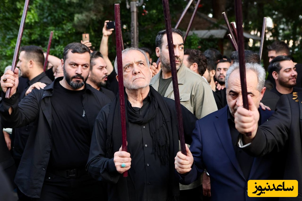 عزاداری مسعود پزشکیان در عاشورای سال 1404 در تبریز عکس ثبت شده توسط حامد حق دوست