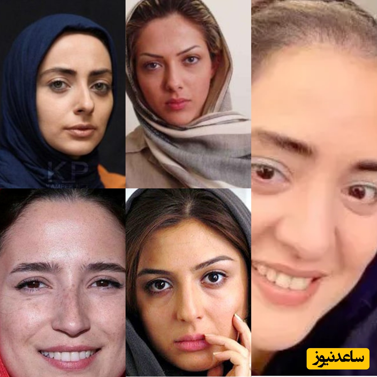 تماشا کنید| پشت نقابِ گریم؛ بازیگران زن ایرانی بدون جادویِ آرایش چه شکلی‌اند؟