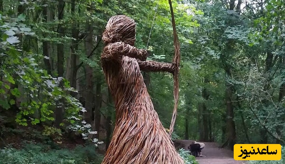 خلاقیت هوش‌پران مجسمه‌ساز برای خلق شاهکاری از شاخۀ درخت بید؛ عین قصه‌ها میمونه / فقط ببینید چی ساخته! الحق که لایق جایزه بهترین هنرمند سال رو داره + عکس