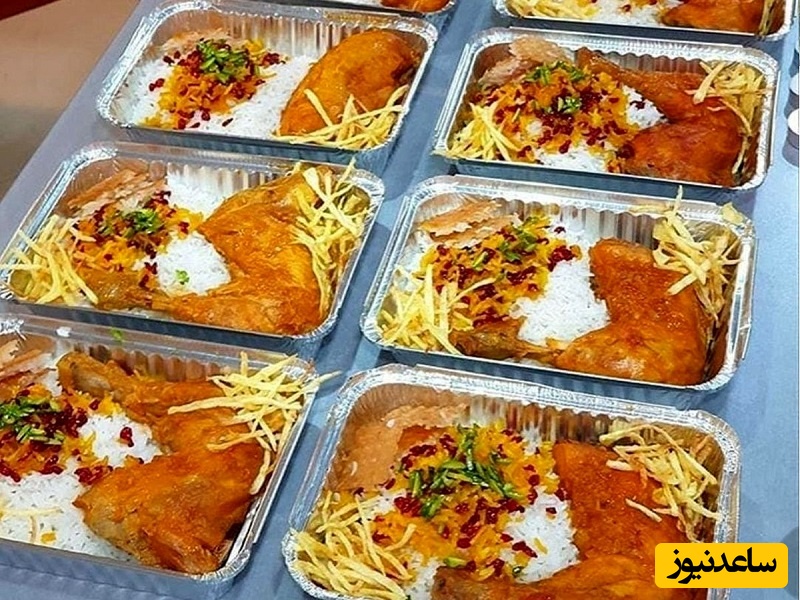 طرز تهیه زرشک پلو مرغ دَمی مجالس و رستورانی برای بیشن از 10 نفر به روش سرآشپز معروف با تمام نکات/ ویژه نذری ماه محرم