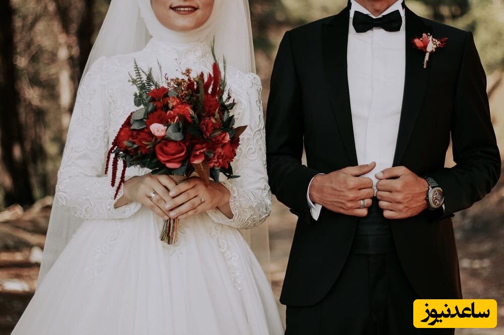 ازدواج جنجالی و باورنکردنی عروس نیم متری با داماد قدبلند همه را بهت زده کرد+عکس