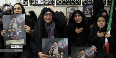 برگردیم به 2 سال قبل| بی‌تابی خواهر شهیدرئیسی بعد از شنیدن خبر شهادت برادرش +عکس