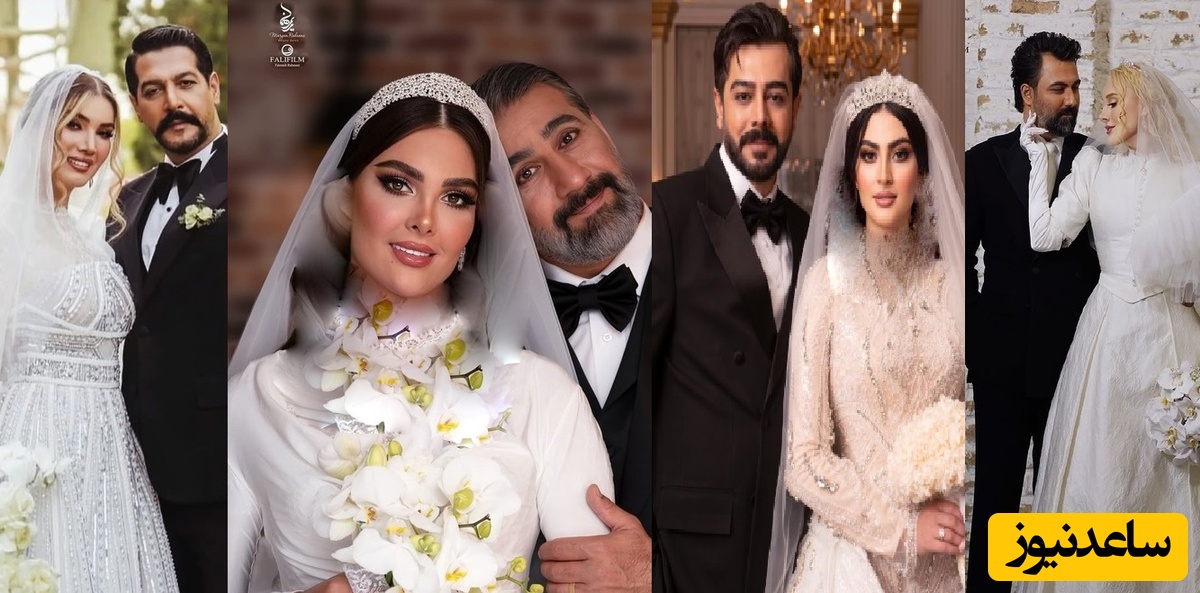 نگاهی به سبک و سلیقه 4 زوج هنری امسال در انتخاب کارت عروسی شیک و لاکچری: مریم مومن و سهیل قاصدی، کامران تفتی و متین ستوده، محمد نادری و الناز خانوم، آرام جعفری و بابک انصاری