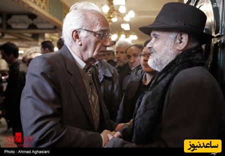 مراسم ختم پدر اکبر عبدی