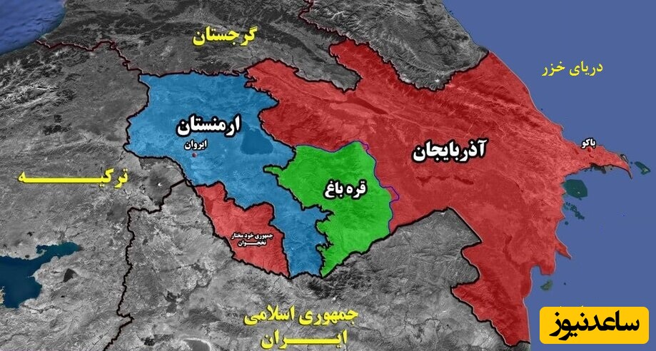 ادعای گستاخانه مجری تلویزیون باکو: تبریز، خوی، اردبیل، ارومیه و زنجان جزو خاک آذربایجان است +فیلم