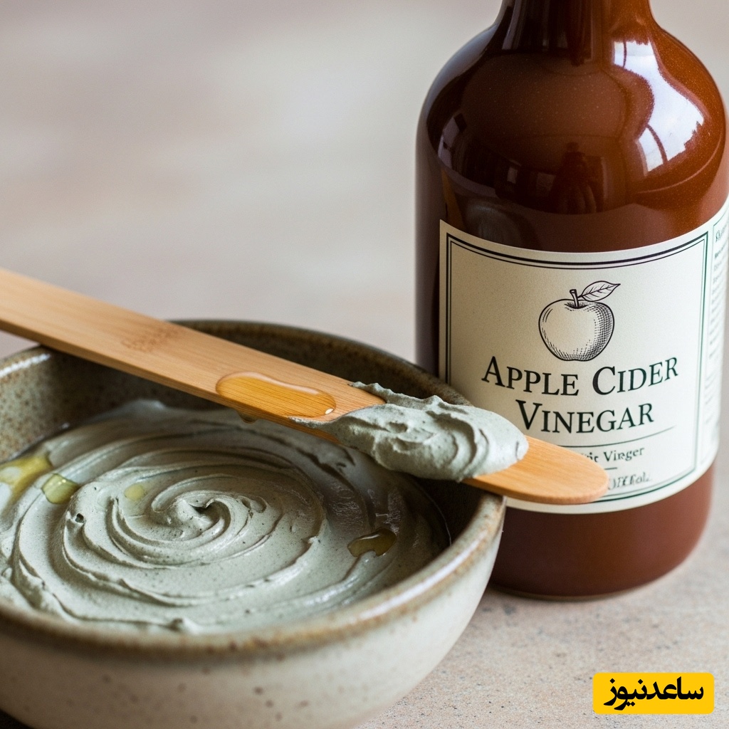 خاک رس و سرکه سیب