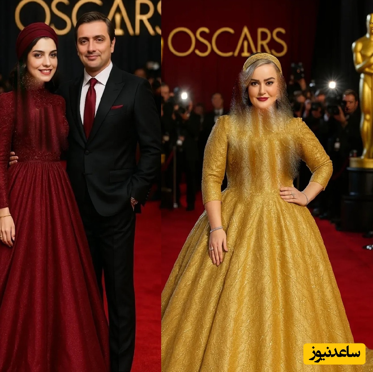 نگاهی به تیپ و استایل شیک هنرمندان ایرانی در مراسم اسکار : از نعیمه نظام دوست و الیکا عبدالرزاقی تا امین زندگانی، الناز شاکردوست،مهدی پاکدل، رعنا آزادی‌ور و ..