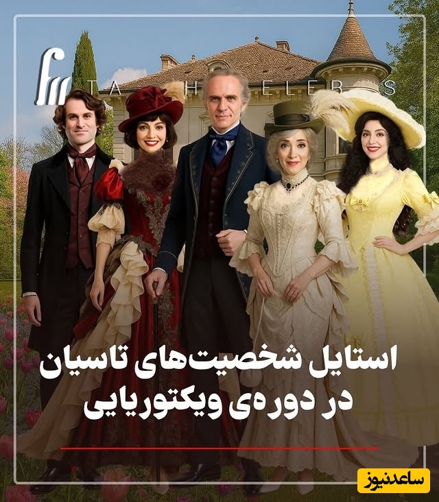استایل خیره‌کننده شخصیت های سریال تاسیان در دوران ویکتوریایی؛ نظرتون درباره پایان سریال تاسیان چی بود؟ / امیر و شیرین عجب زوج زیبای سلطنتی میشدند 😍/ بابک حمیدیان ترکونده با این تیپش+ عکس