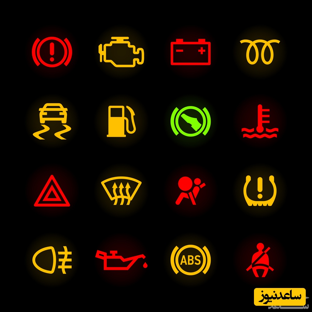 معنی چراغ های پشت آمپر خودرو چیست؟