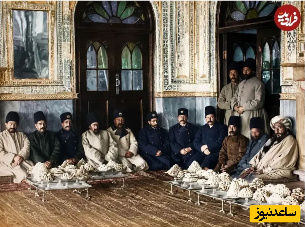 مهمانان عروسی دختر ناصرالدین شاه