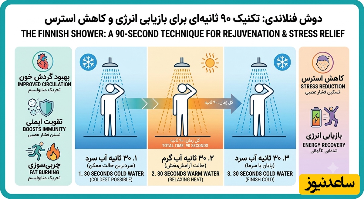 مراحل دوش فنلاندی