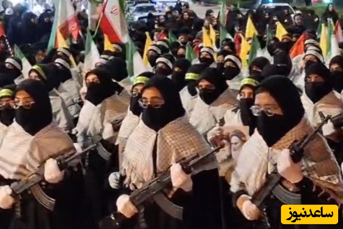 حضور زنان اسلحه به دست در تجمعات خیابانی امشب