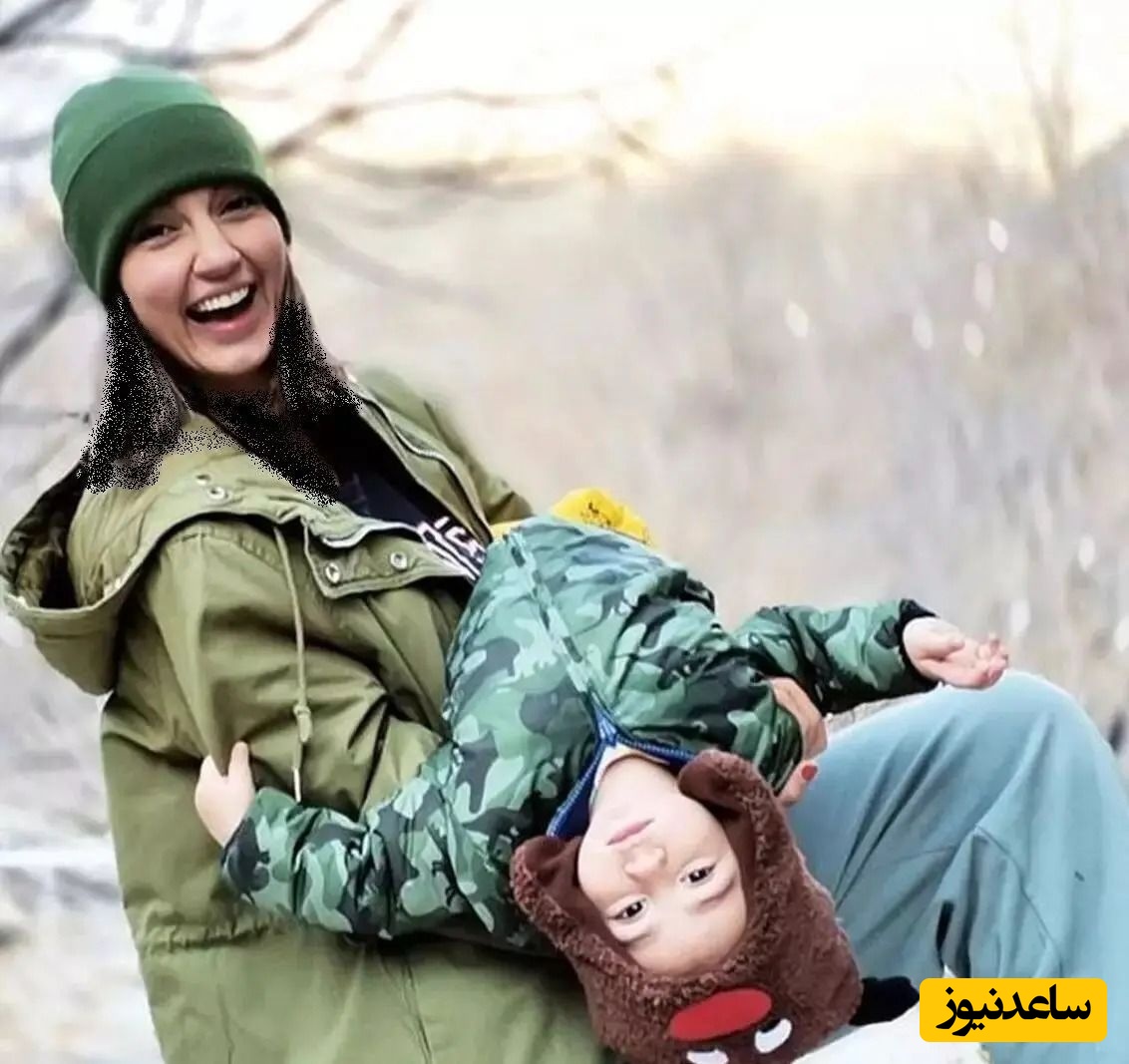 عکس متفاوتی که حدیث میرامینی در روز تولد پسرش منتشر کرد